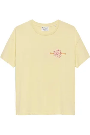Catwalk Junkie T-Shirt mit Backprint - bedrucktes Kurzarm Shirt - - Verkäufer: Schneider Fashion Store