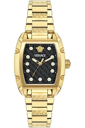 VERSACE Quarzuhr DOMINUS LADY VE8K00524, Armbanduhr, Damenuhr, Saphirglas, Swiss Made, Leuchtindizes, analog