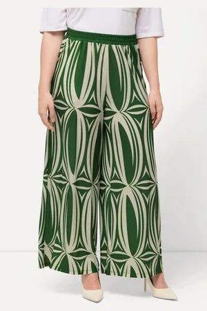 Ulla Popken Funktionshose Jersey-Culotte grafischer Druck weites Bein - Verkäufer: Popken Fashion Group
