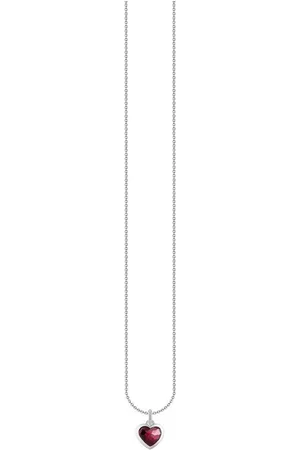 Thomas Sabo Kette mit Anhänger Herz-Anhänger, KE2268-051-10-L45V, KE2268-414-10-L45V, mit Zirkonia (synth)