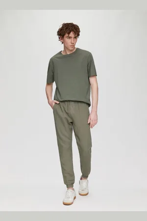 QS by s.Oliver Stoffhose Jogpants aus Leinenmix mit Tunnelzug und Eingrifftaschen - Verkäufer: s.Oliver
