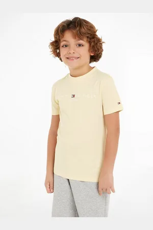 Tommy Hilfiger Kurzarmshirt U ESSENTIAL TEE S/S Kinder bis 16 Jahre mit Logostickerei