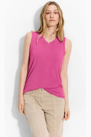 CECIL Shirttop mit V-Ausschnitt