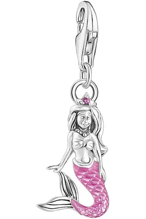 Thomas Sabo Charm-Einhänger kleine Meerjungfrau, 2167-914-7, mit Korund (synth)