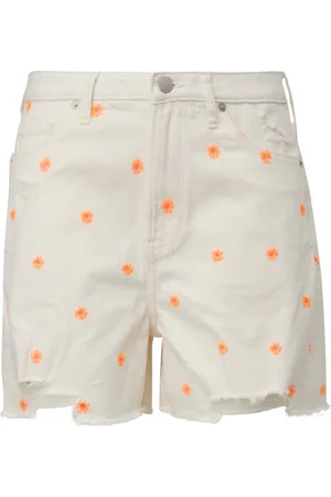 QS by s.Oliver Shorts Jeans-Short / High Rise / Florale Stickerei - Verkäufer: s.Oliver