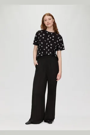 QS by s.Oliver Stoffhose Culotte aus Satin mit elastischem Bund Gummizug - Verkäufer: s.Oliver