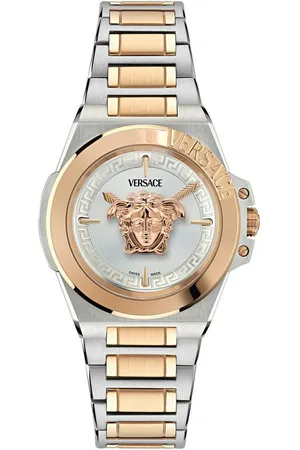 VERSACE Quarzuhr HERA VE8D00424, Armbanduhr, Damenuhr, Saphirglas, Swiss Made, analog, Edelstahlarmband