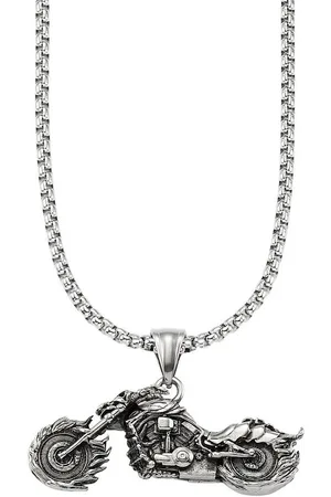 Bruno Banani Kette mit Anhänger Schmuck Geschenk Venezia Flammen Höllen Motorrad, B4119N/20/00/55