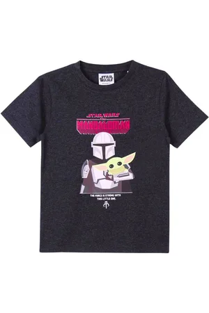 STAR WARS T-Shirt THE MANDALORIAN Jungen Kurzarmshirt Gr. 104- 158 cm - Verkäufer: Starkids Licensed Brands and more