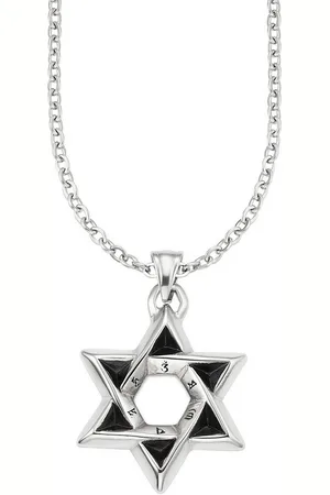 Bruno Banani Kette mit Anhänger Schmuck Geschenk Ankerkette Hexagramm, B4122N/20/00/50