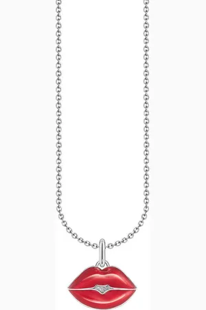 Thomas Sabo Kette mit Anhänger Kussmund-Anhänger, KE2230-664-10-L45V