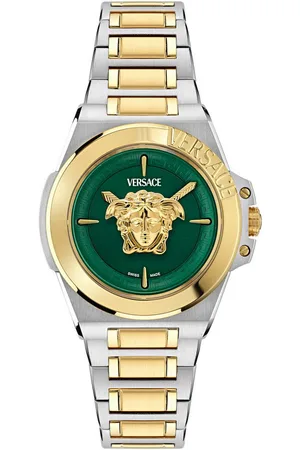 VERSACE Quarzuhr HERA VE8D00524, Armbanduhr, Damenuhr, Saphirglas, Swiss Made, analog, Edelstahlarmband