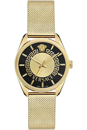 VERSACE Quarzuhr NEW V-CIRCLE LADY VE8A00424, Armbanduhr, Damenuhr, Saphirglas, Swiss Made, analog