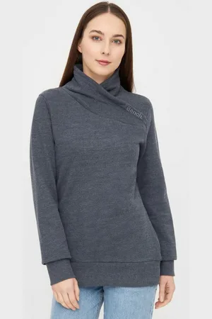 Bench Sweatshirt CARLA mit Logostickerei und Daumenlöchern
