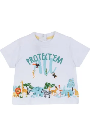 chicco T-Shirt T-Shirt (1-tlg) Kinder T-Shirt „Protect’em“ – Nachhaltiges Kurzarmshirt mit Tiermotiv - Verkäufer: Kiki Kindermode Sweet Kids