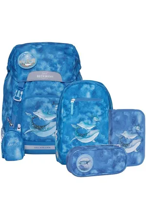Beckmann Schulranzen Classic (6tlg., inkl. Sportrucksack, Federmäppchen, Schlamperrolle und Buttons) - Verkäufer: Ranzenfee & Koffertroll GmbH