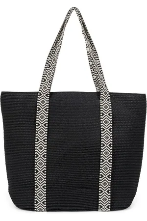 styleBREAKER Strandtasche Papierstroh Strandtasche Azteken Muster (1-tlg) - Verkäufer: