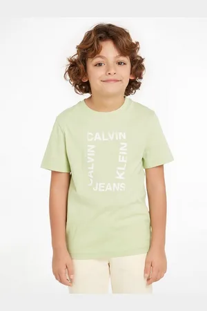 Calvin Klein T-Shirt MAXI HERO FLOCK LOGO T-SHIRT für Kinder bis 16 Jahre