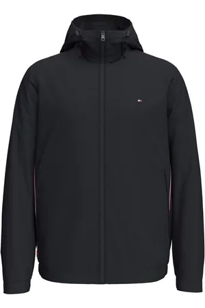 Tommy Hilfiger Outdoorjacke RWB HOODED JACKET mit verstellbarer Kapuze