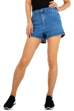 Ital-Design Shorts Damen Freizeit (86585423) Used-Look Stretch Freizeitshorts in - Verkäufer:
