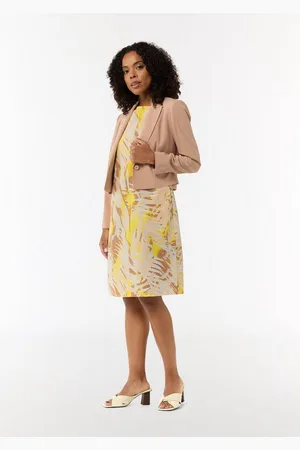 Comma, Minikleid Gemustertes Baumwollkleid im Relaxed Fit - Verkäufer: s.Oliver
