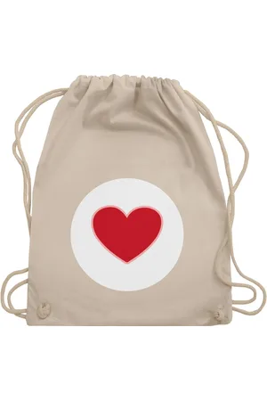 Shirtracer Turnbeutel Glücksbär Herz Geschenk Herzen Geschenke Herzgeschenk Valentinstag, Karneval & Fasching - Verkäufer: