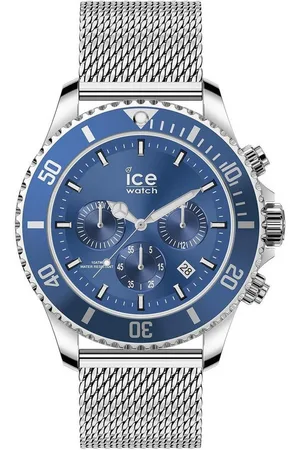 Ice-Watch Quarzuhr ICE steel Mesh Blue Chrono - Verkäufer: No.1 Topseller