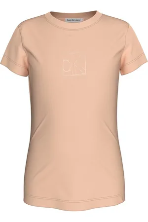 Calvin Klein T-Shirt SILVER MONOGRAM SLIM SS T-SHIRT für Kinder bis 16 Jahre mit Logodruck