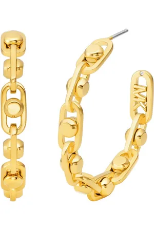 Michael Kors Paar Creolen Schmuck Geschenk Metall OHRRINGE ASTOR LINK, MKJ8358040, MKJ8358710