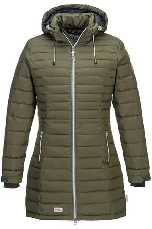 Blue Wave Steppmantel Damen Mantel gesteppt Ilona - Steppjacke mit abnehmbarer Kapuze - Verkäufer: tomBrook GmbH