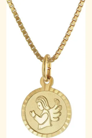 trendor Kette mit Anhänger Schutzengel Gold 333 mit vergoldeter Silberkette - Verkäufer: uhrcenter