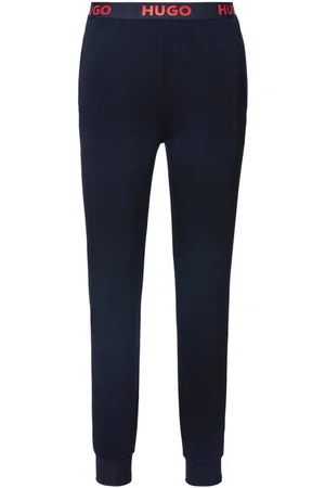 HUGO BOSS Homewearhose SPORTY LOGO_PANTS mit Markenlabel