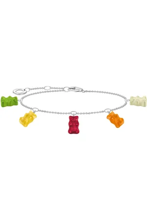 Thomas Sabo Armband x HARIBO Schmuck: Armband mit Goldbären bunt, mit Kristallglas