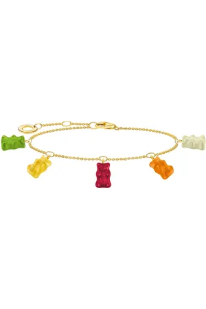 Thomas Sabo Armband x HARIBO Schmuck: Armband mit Goldbären bunt, mit Kristallglas