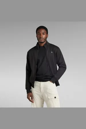 G-Star Sweatjacke mit Logodruck auf der Brust
