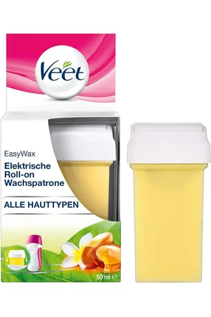 Veet Wachspatrone EasyWax für elektrisches Roll-on Warmwachsgerät, Nachfüllpatrone, 1 St., für normale Haut (50 ml) - Verkäufer: PENNGUIN-DE