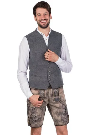 Mark Maddox Trachtenlederhose Lederhose Herren kurz - ENGELBERT - antik - Verkäufer: Alpenwahnsinn Tracht & Lifestyle