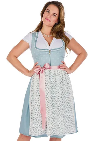 Alpenfee Dirndl Midi Dirndl 2tlg. - AMY - hellblau - Verkäufer: Alpenwahnsinn Tracht & Lifestyle