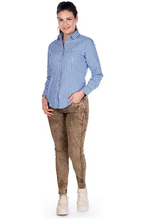 hangOwear Trachtenjeans Trachtenjeans Damen - HENDRINA LANG - schlamm - Verkäufer: Alpenwahnsinn Tracht & Lifestyle