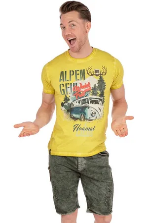 hangOwear Trachtenjeans Jeans Bermuda Herren - HECTOR - army green - Verkäufer: Alpenwahnsinn Tracht & Lifestyle