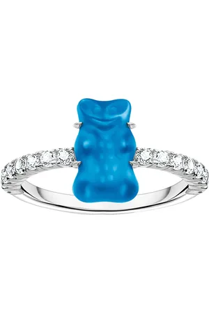 Thomas Sabo Fingerring x HARIBO Schmuck: Ring mit Goldbär, mit Kristallglas, Zirkonia (synth)