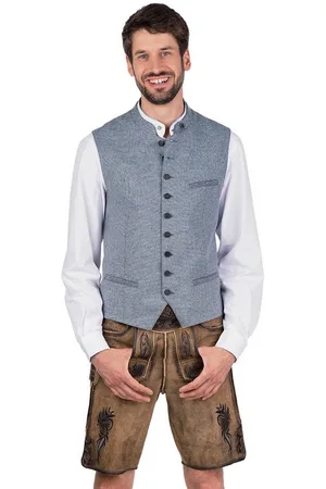 Mark Maddox Trachtenlederhose Lederhose Herren kurz - LAUSER - eiche - Verkäufer: Alpenwahnsinn Tracht & Lifestyle