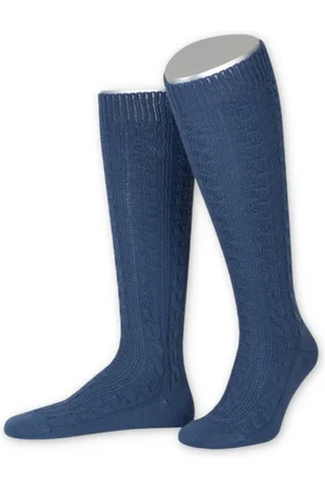LUSANA Trachtensocken Trachten Kniestrümpfe - L340 - jägeroliv, stahlblau, trachtenbraun - Verkäufer: Alpenwahnsinn Tracht & Lifestyle