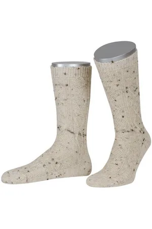 LUSANA Trachtensocken Trachtensocken - L5623 - naturmeliert, braunmeliert - Verkäufer: Alpenwahnsinn Tracht & Lifestyle