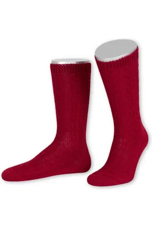 LUSANA Trachtensocken Trachtensocken - L5697 - anthrazit, bordeaux, jägeroliv - Verkäufer: Alpenwahnsinn Tracht & Lifestyle