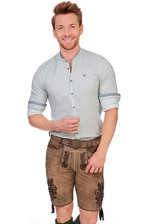 SPIETH & WENSKY Trachtenlederhose Lederhose Herren kurz - PRESLEY - zeder - Verkäufer: Alpenwahnsinn Tracht & Lifestyle