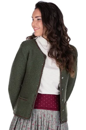 Hammerschmid Trachtenstrickjacke Trachten Strickjacke - TYROL - olivgrün - Verkäufer: Alpenwahnsinn Tracht & Lifestyle
