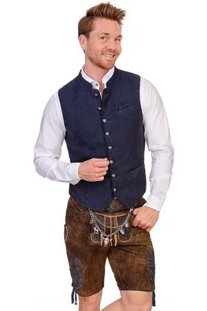 SPIETH & WENSKY Trachtenlederhose Lederhose Herren kurz - PRESLEY - taiga - Verkäufer: Alpenwahnsinn Tracht & Lifestyle