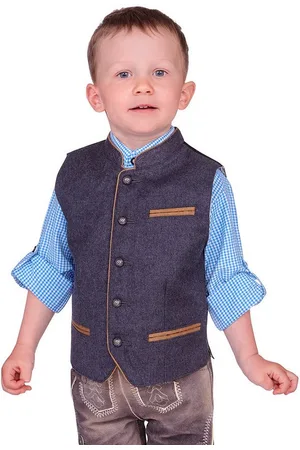 Mark Maddox Trachtenjacke Kinderweste - RODING KID - dunkelgrau - Verkäufer: Alpenwahnsinn Tracht & Lifestyle