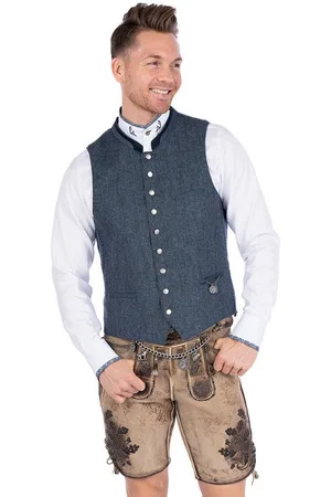 Mark Maddox Trachtenlederhose Lederhose Herren kurz - HARTSEE - beige/schwarz - Verkäufer: Alpenwahnsinn Tracht & Lifestyle